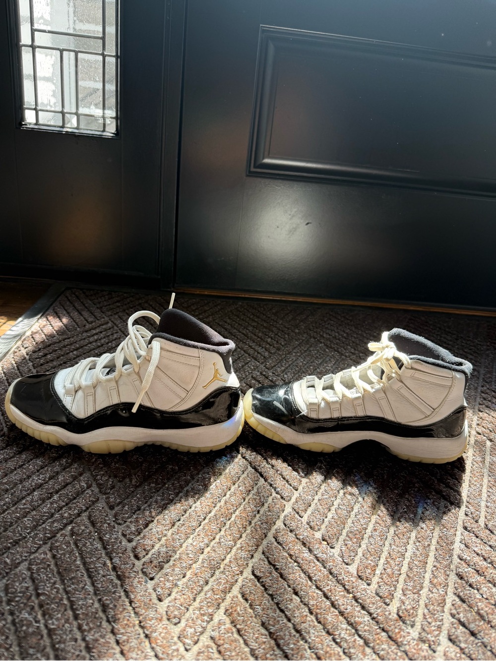 Nike Air Jordan Gratitude Kids' White and Black Retro Basketball Shoes